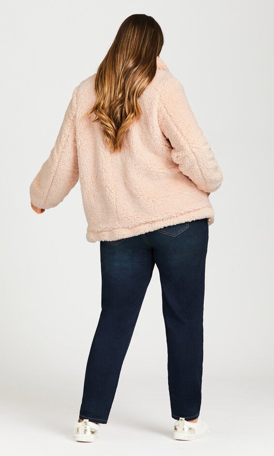 Sketchers Cozy Fleece Reversible Jacket - pink, , alternate image number 3