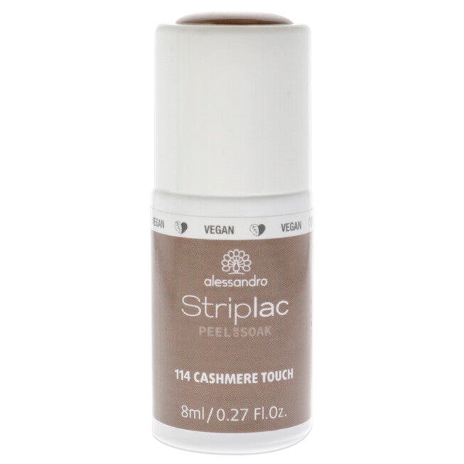 Striplac Peel or Soak - 114 Cashmere Touch by Alessandro for Women 0.27 oz Nail Polish, See Description, hi-res image number 0