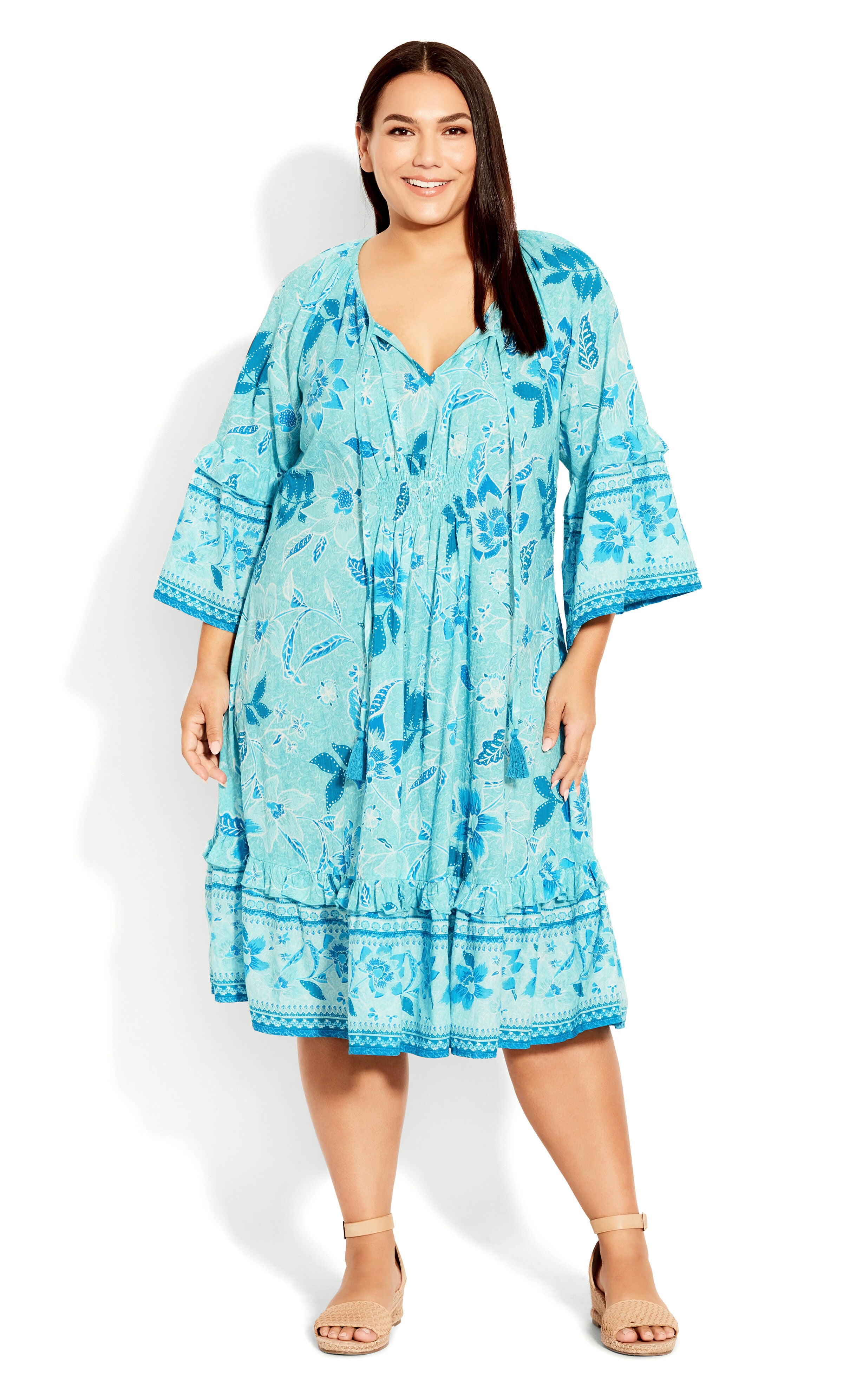 Kara Crush Dress - blue, , alternate image number 1