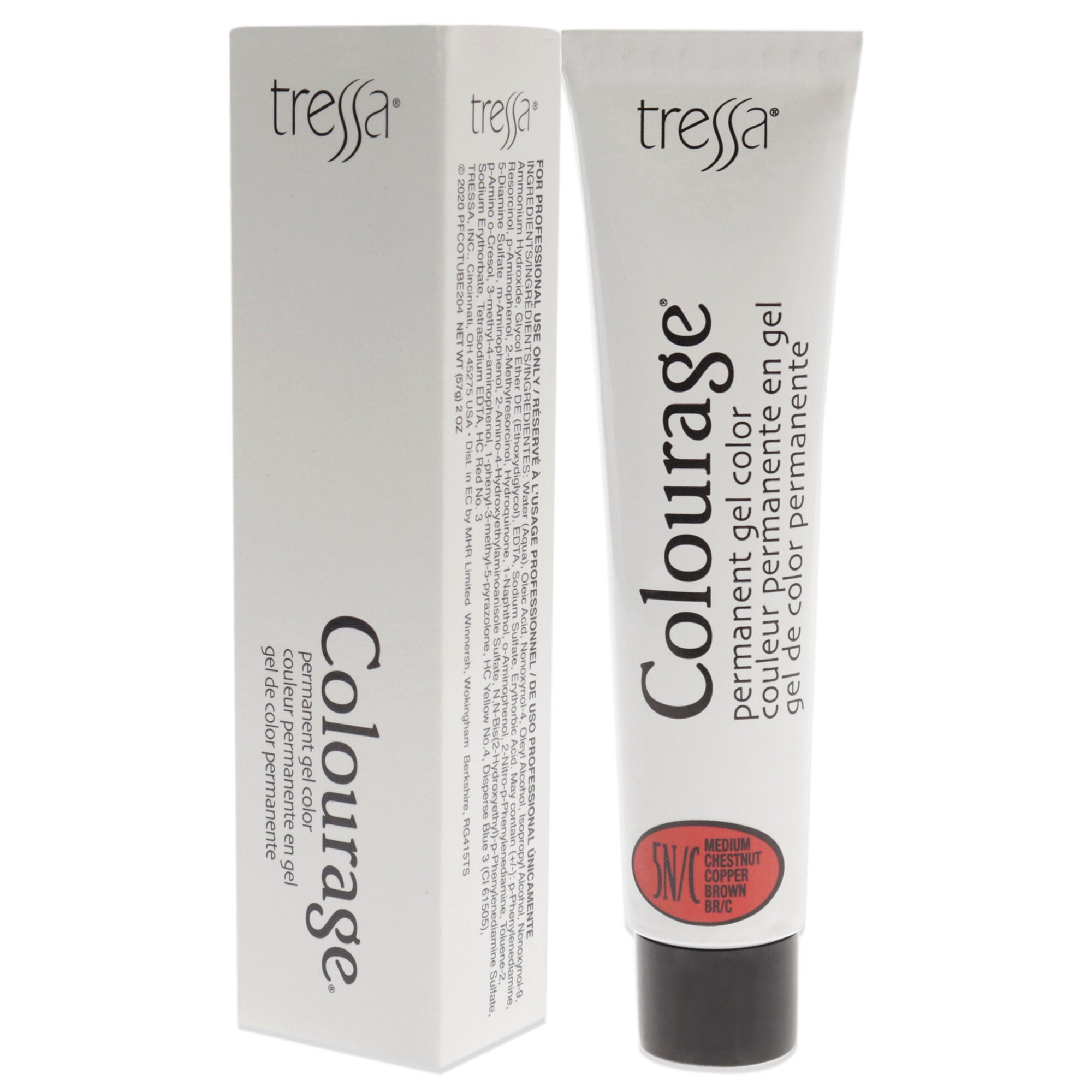 Colourage Permanent Gel Color - 5NC Medium Chestnut Copper Brown by Tressa for Unisex - 2 oz Hair Color, , alternate image number 7