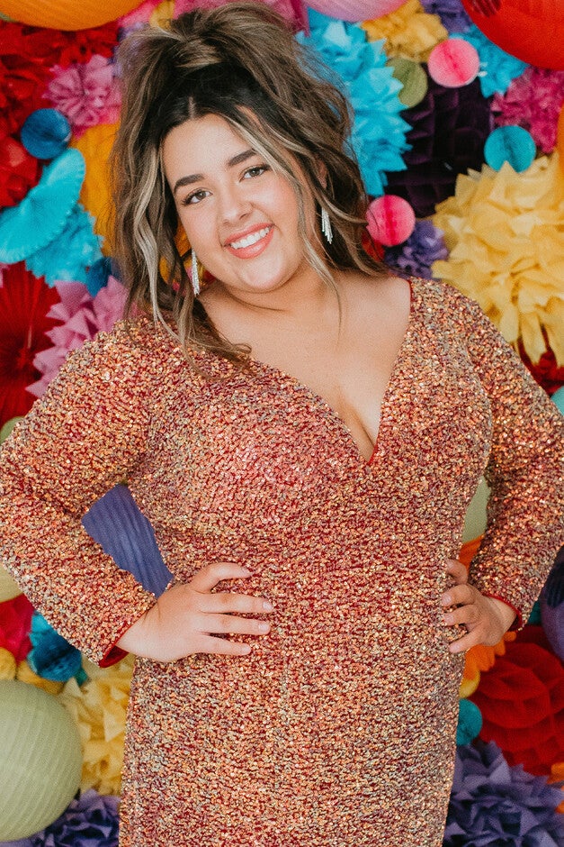 Oscar Worthy Evening Dress, Firecracker Red, hi-res image number 0