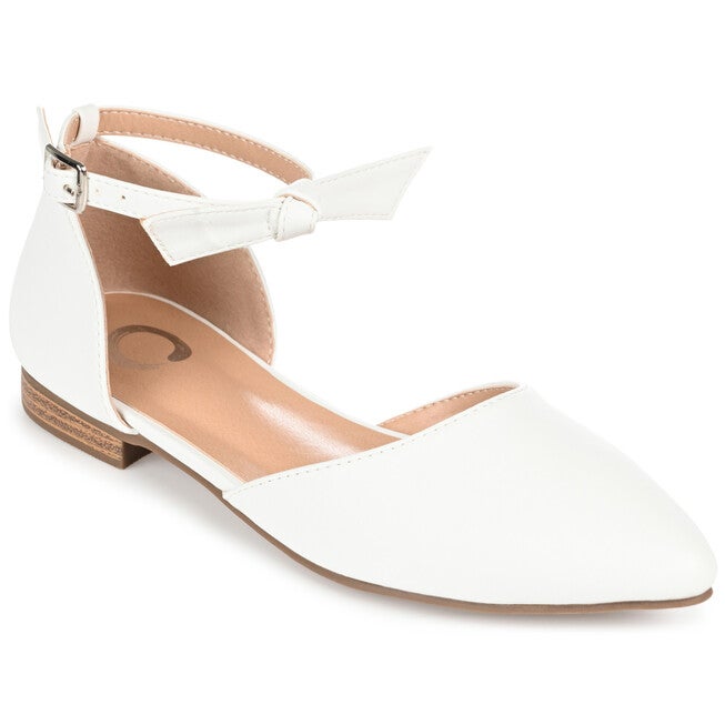 Women's Vielo Flat, White, hi-res image number 0