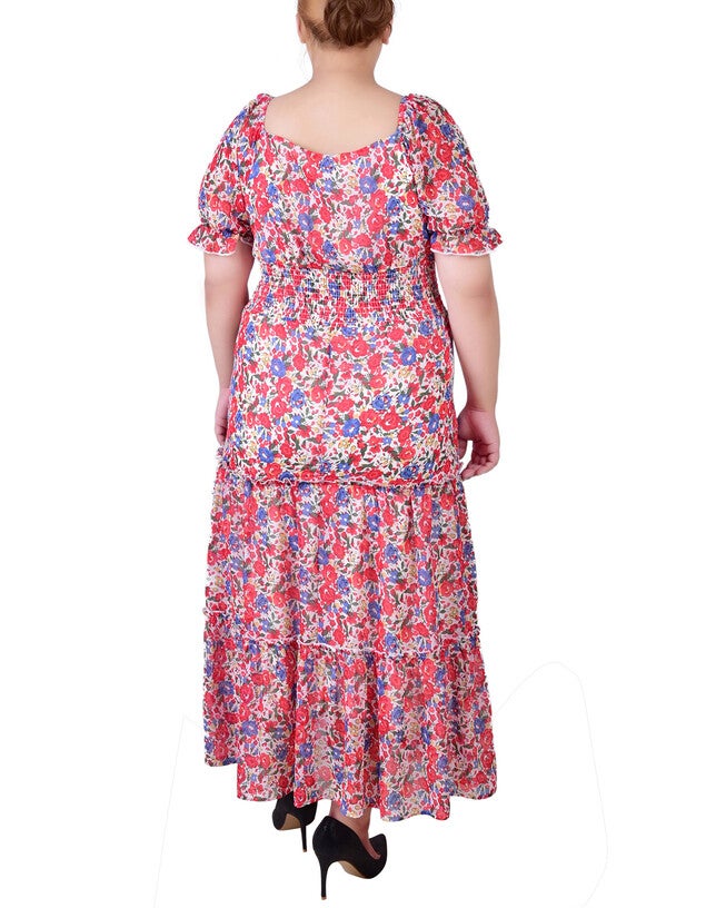 Maxi Short Sleeve Dress, , alternate image number null