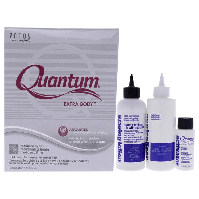 Quantum Extra Body Acid Permanent by Zotos for Unisex - 1 Application Treatment, See Description, hi-res image number 0