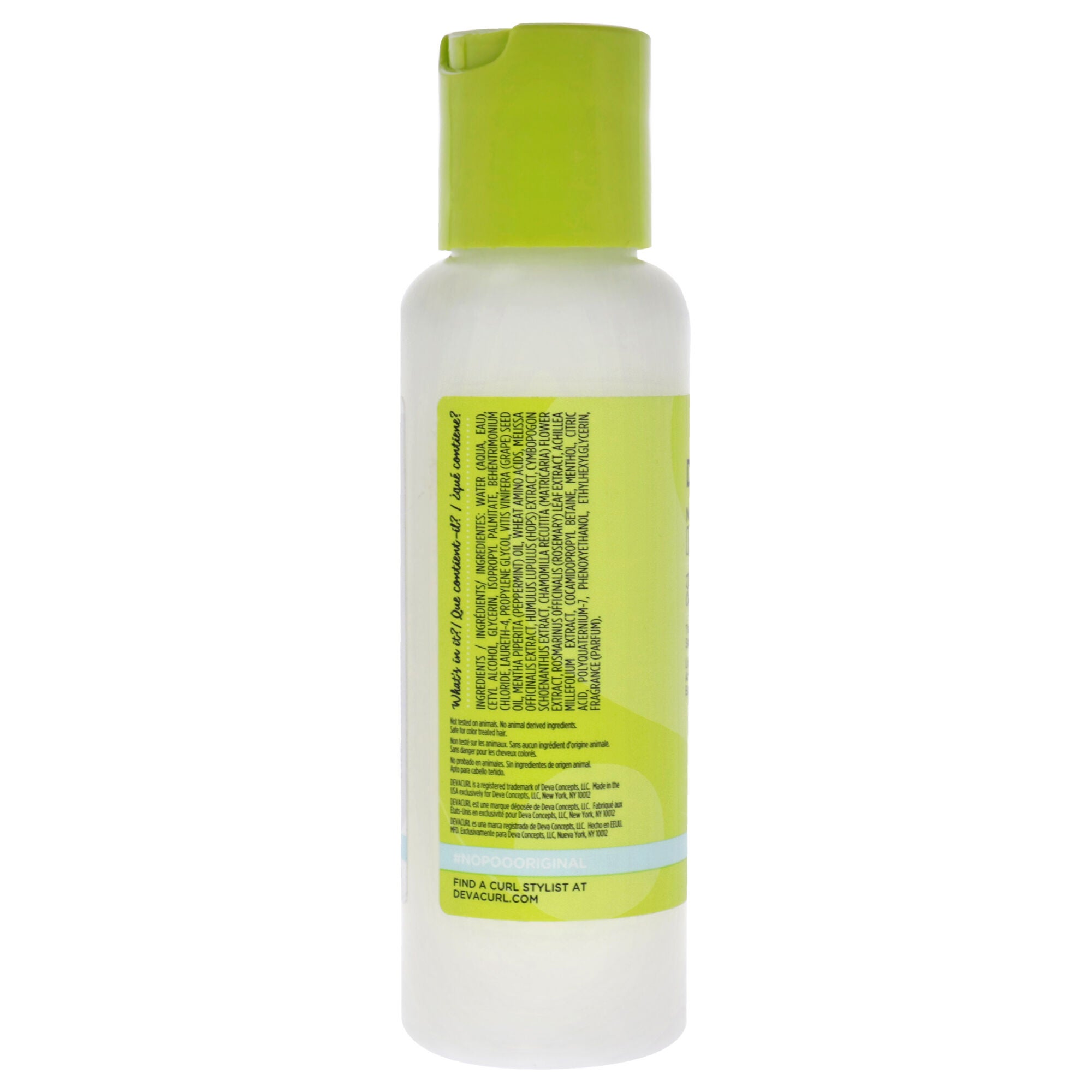 DevaCurl No-Poo Zero Lather Conditioning Cleanser by DevaCurl for Unisex - 3 oz Cleanser, , alternate image number 4