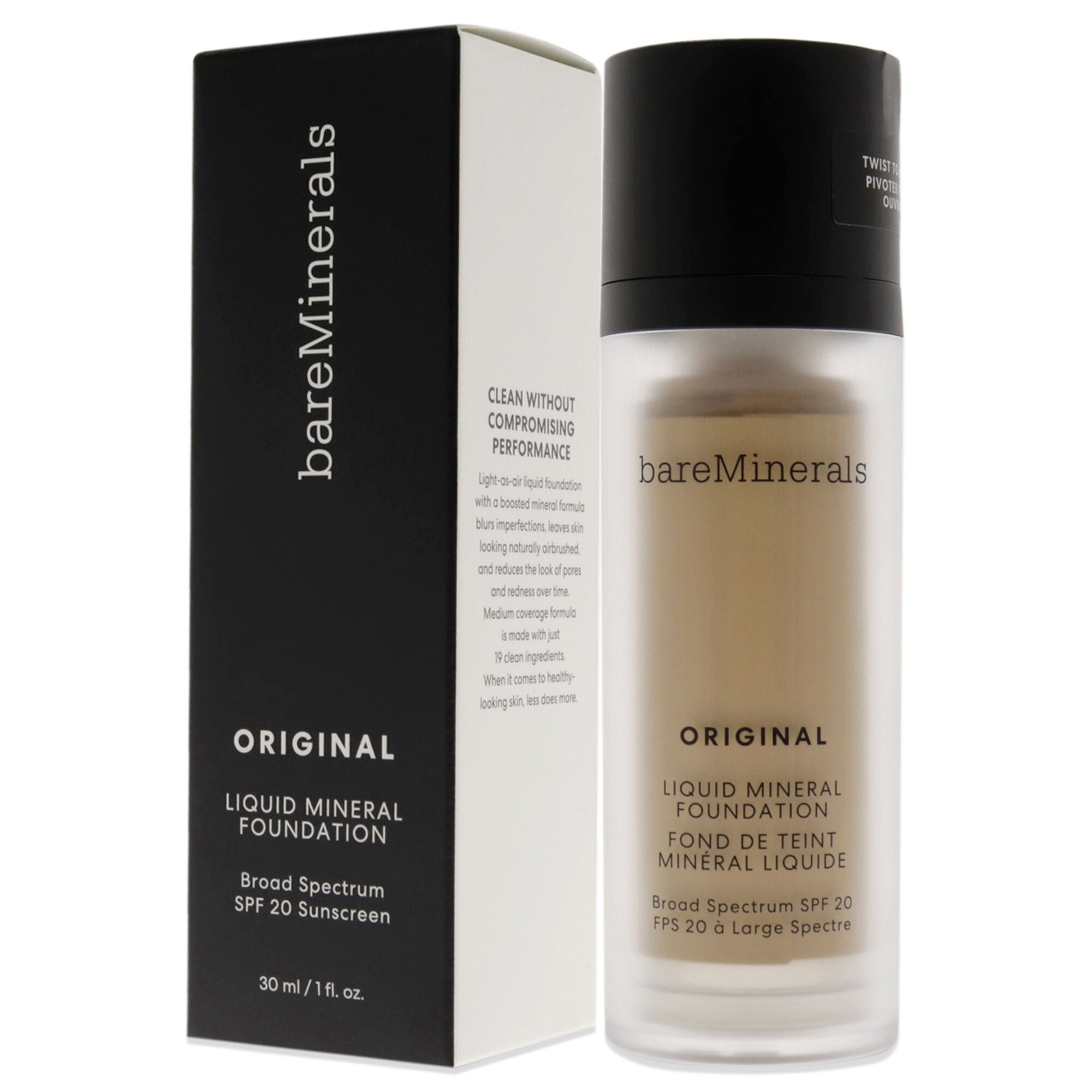 Original Liquid Mineral Foundation SPF 20 - 15 Neutral Medium by bareMinerals for Women - 1 oz Foundation, , alternate image number 7