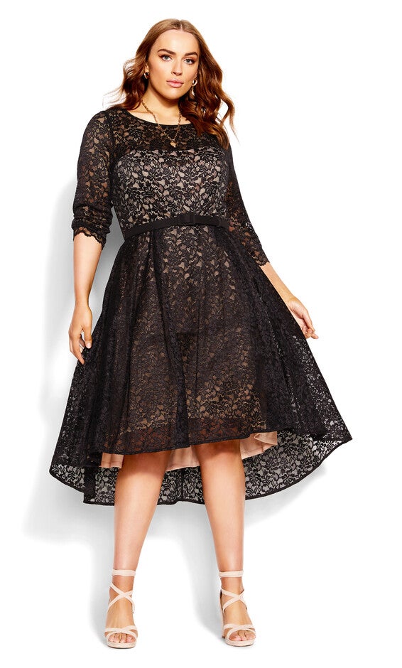 Lace Lover Dress - black, Black, hi-res image number 0