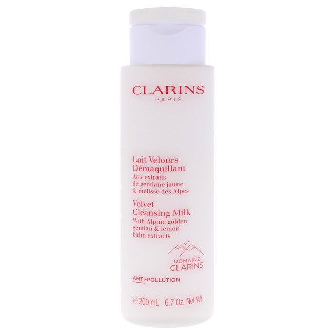 Velvet Cleansing Milk by Clarins for Women - 6.7 oz Cleanser, See Description, hi-res image number 0