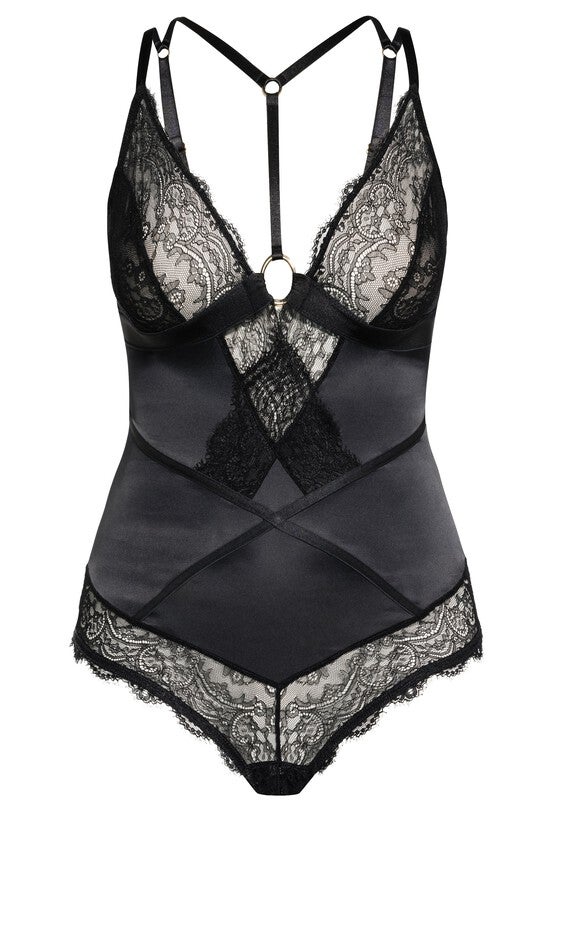 Boudoir Ouvert Bodysuit - black, , alternate image number null