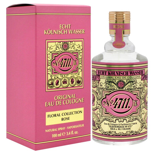 4711 Floral Collection Rose by Muelhens for Women - 3.4 oz EDC Spray, See Description, alternate image number 2
