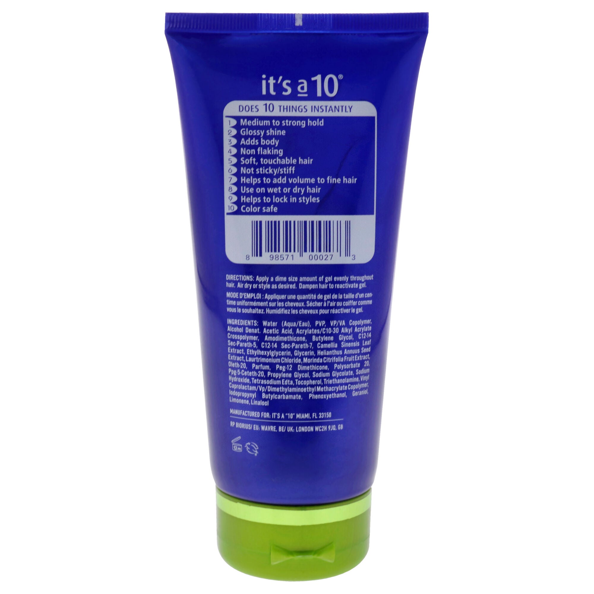 Miracle Firm Hold Gel by Its A 10 for Unisex - 5 oz Gel, See Description, alternate image number 1