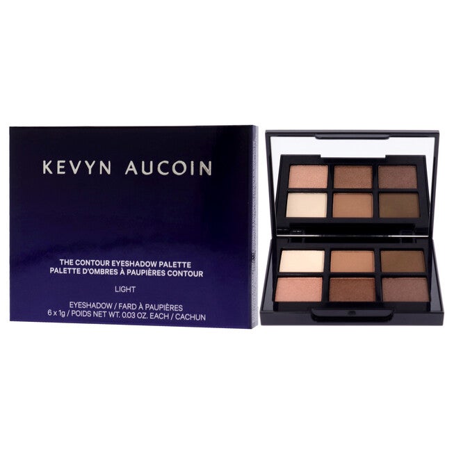 The Contour Eyeshadow Palette - Light by Kevyn Aucoin for Women - 0.18 oz Eye Shadow, See Description, alternate image number 3