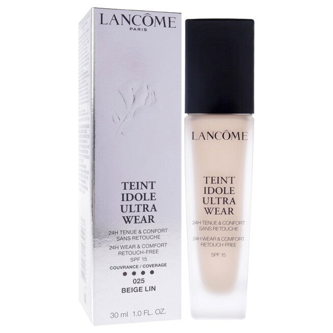 Teint Idole Ultra 24H Wear and Comfort Foundation SPF 15 - 025 Beige Lin by Lancome for Women - 1 oz Foundation, See Description, alternate image number 1