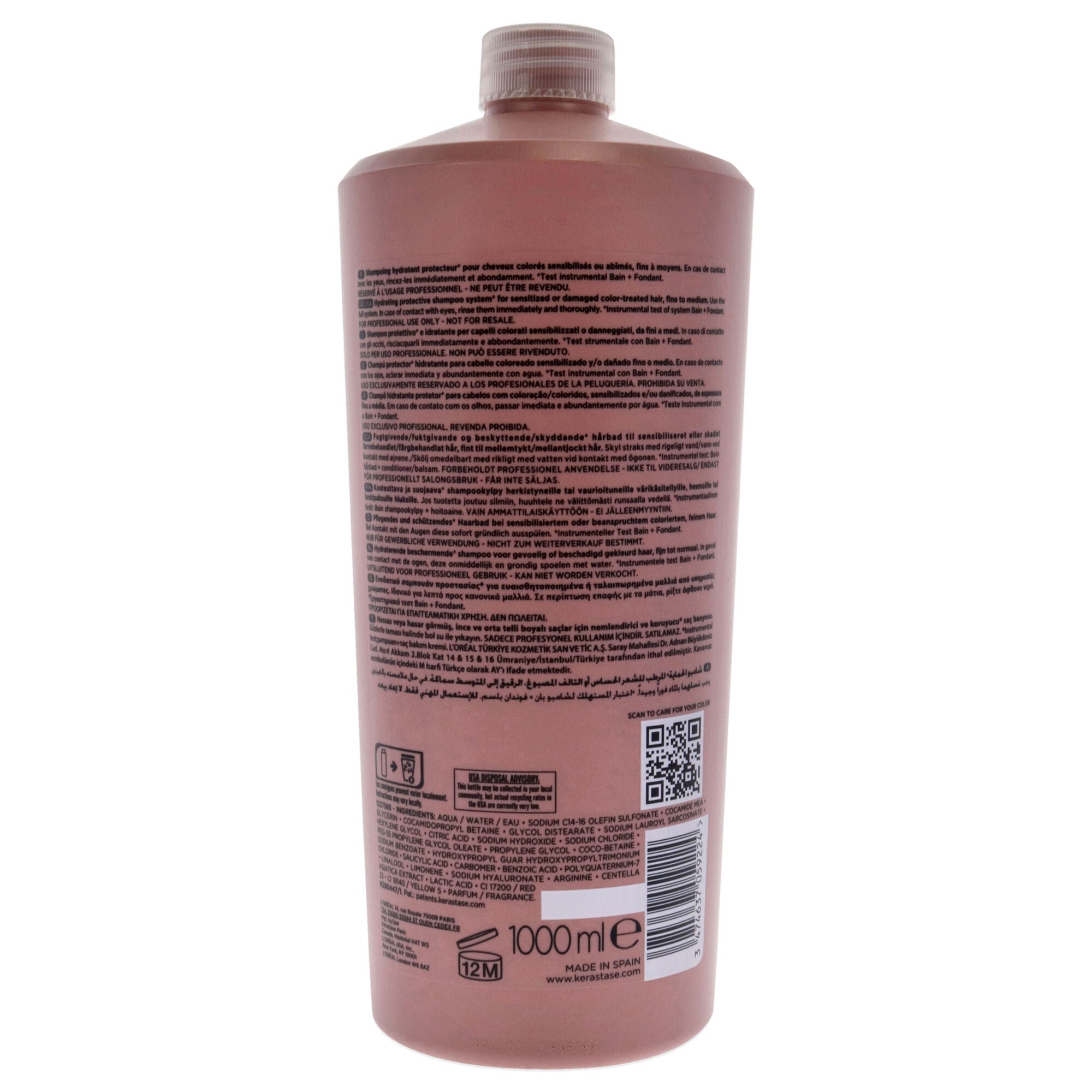 Chroma Absolu Bain Respect Shampoo by Kerastase for Unisex - 34 oz Shampoo, See Description, alternate image number 1