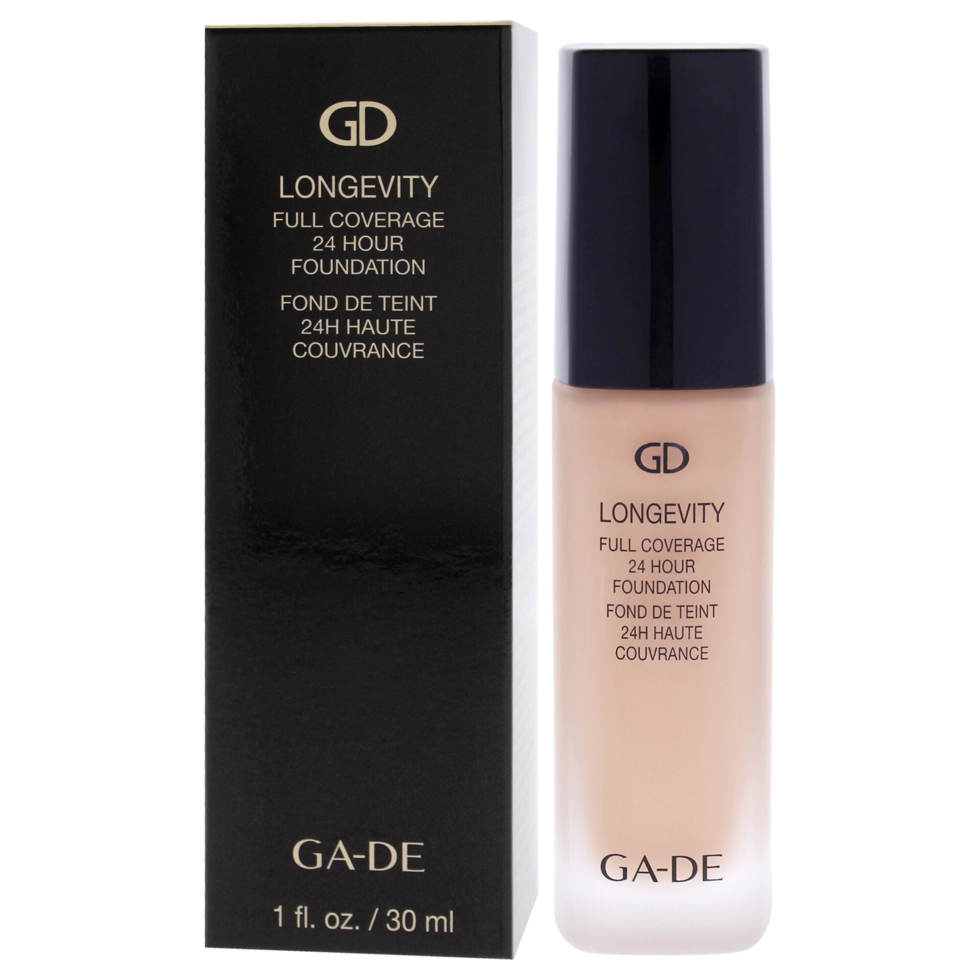 Longevity Full Coverage 24Hr Foundation - 552 Fair Sand by GA-DE for Women - 1 oz Foundation, See Description, alternate image number 2