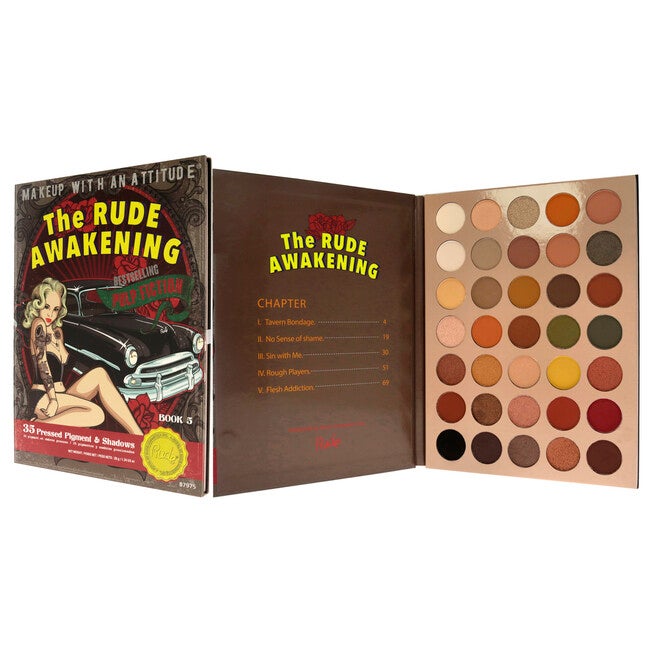 The Rude Awakening 35 Eyeshadow Palette - Book 5 by Rude Cosmetics for Women - 1.34 oz Eye Shadow, See Description, alternate image number 3