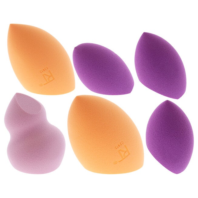 Miracle Complexion Sponge Kit by Real Techniques - 6 Pc 2Pc Miracle Complexion Sponge, Miracle Sculpting Sponge, 3Pc Mini Miracle Complexion Sponge, NA, alternate image number null