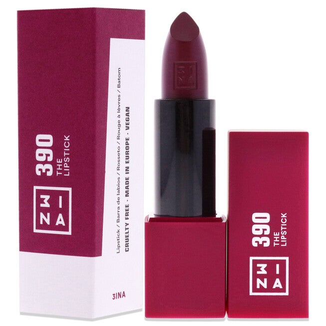 The Lipstick - 390 Rich Plum by 3INA for Women - 0.16 oz Lipstick, See Description, alternate image number 3