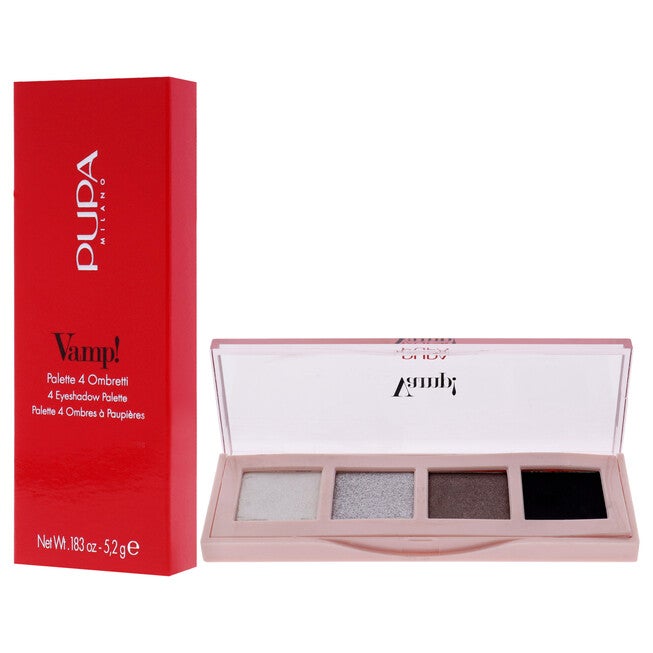 Vamp! 4 Eyeshadow Palette - 005 Intense Smoky by Pupa Milano for Women - 0.183 oz Eye Shadow, See Description, alternate image number 3