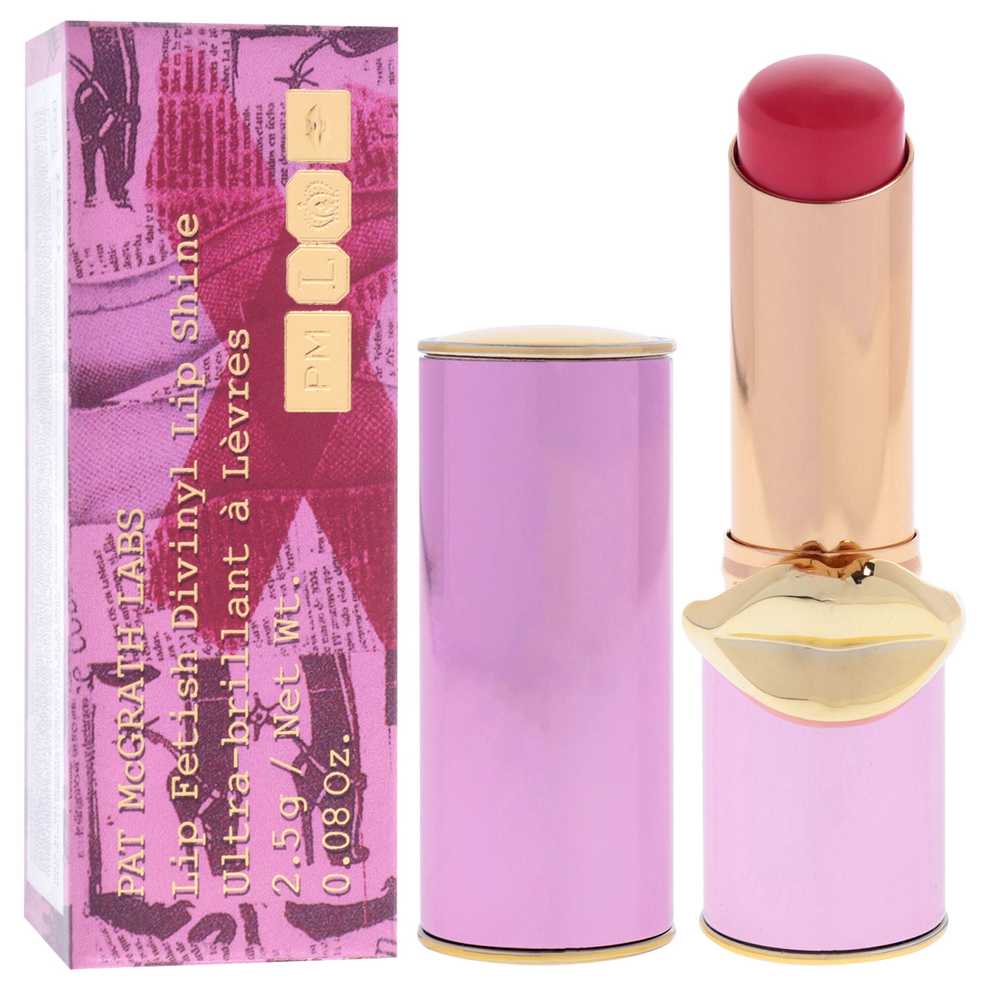 Lip Fetish Divinyl Lip Shine - Electric Lotus by Pat Mcgrath Labs for Women - 0.08 oz Lipstick, Pink, alternate image number 2