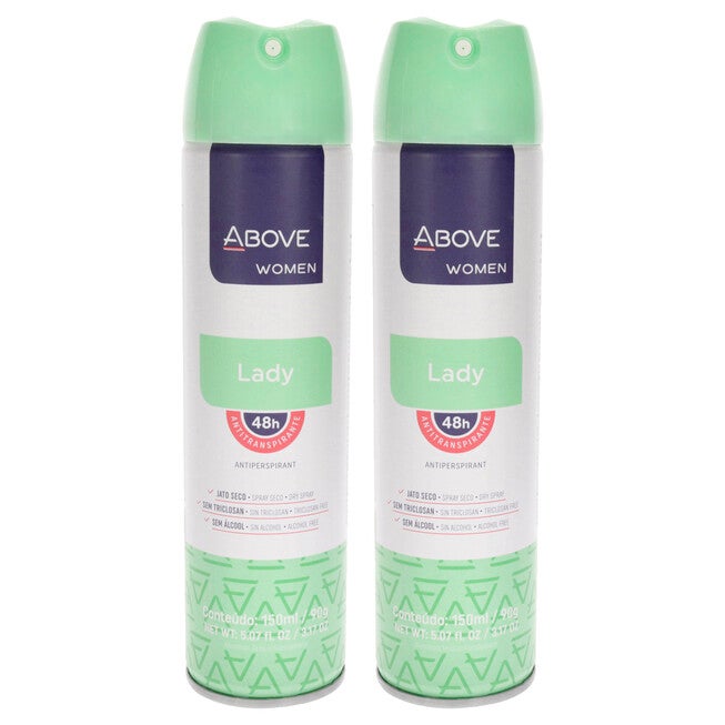 48 Hours Antiperspirant Deodorant - Lady by Above for Women - 3.17 oz Deodorant Spray - Pack of 2, See Description, hi-res image number 0