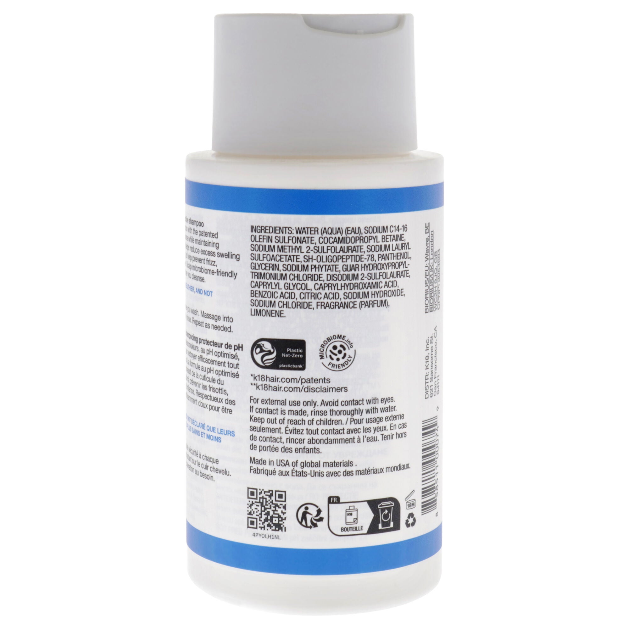 Damage Shield PH Protective Shampoo by K18 Hair for Unisex - 8.5 oz Shampoo, See Description, alternate image number 1