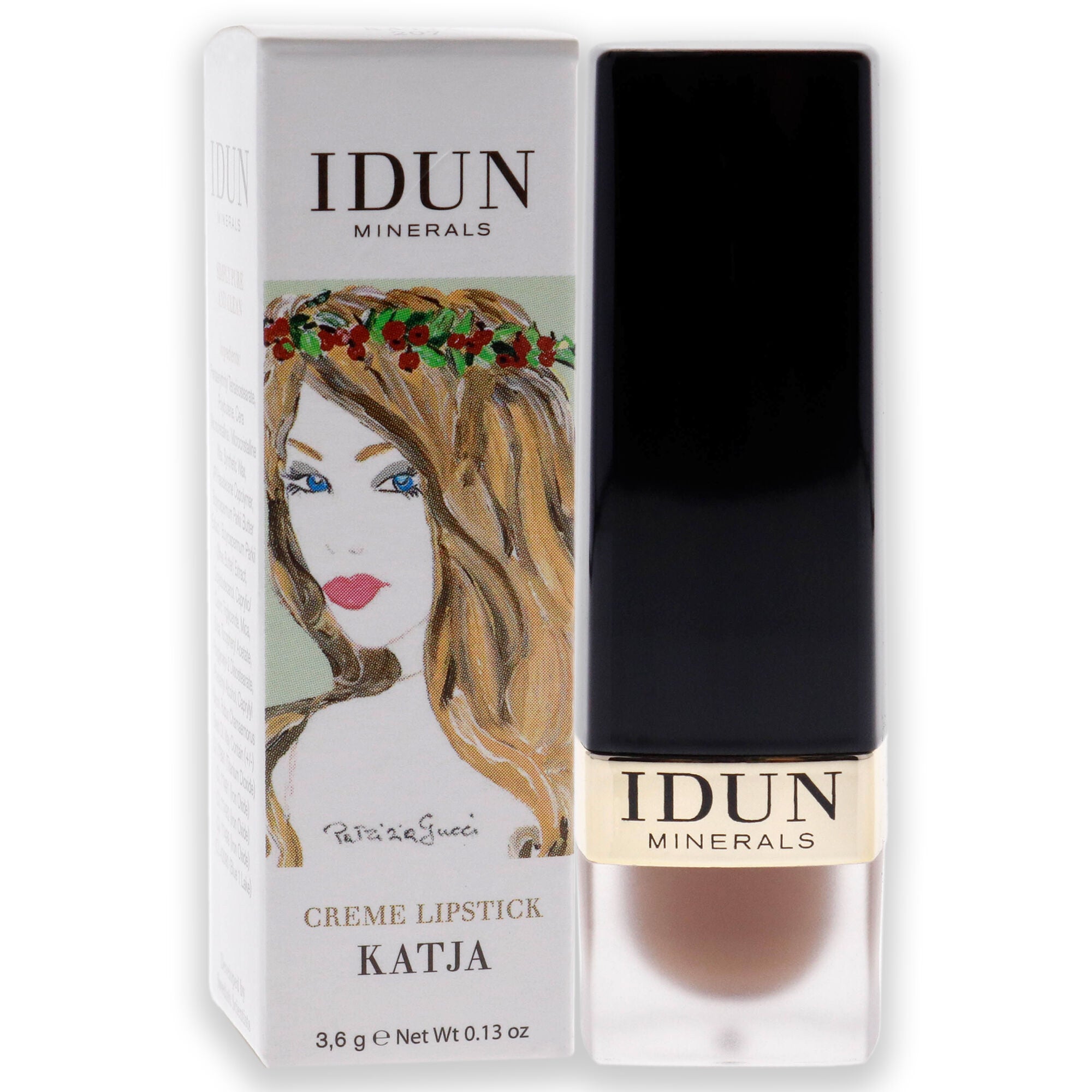 Creme Lipstick - 207 Katja by Idun Minerals for Women - 0.13 oz Lipstick, See Description, alternate image number 1