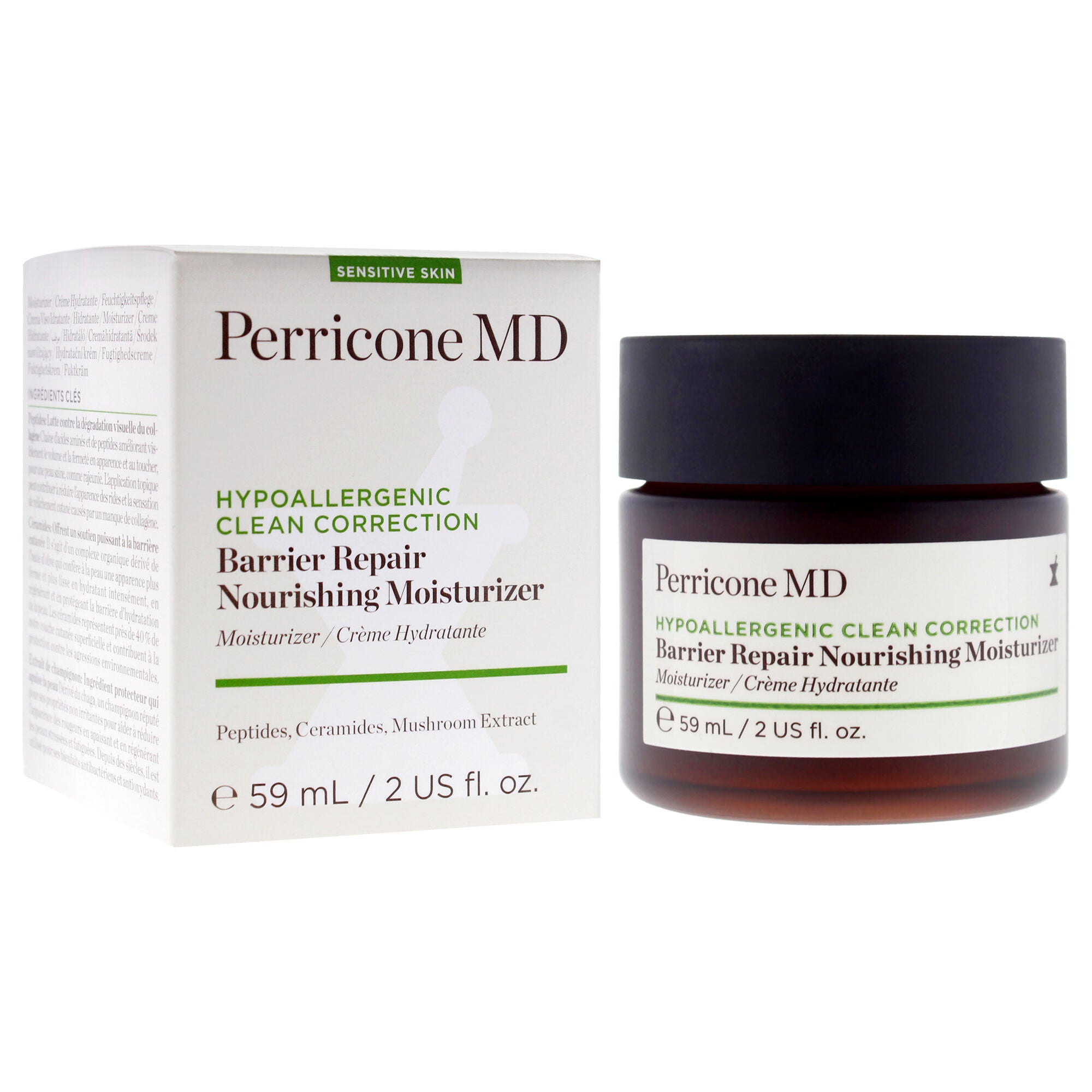 Hypoallergenic Clean Correction Barier Repair Nourishing Moisturizer by Perricone MD for Unisex - 2 oz Moisturizer, See Description, alternate image number 2