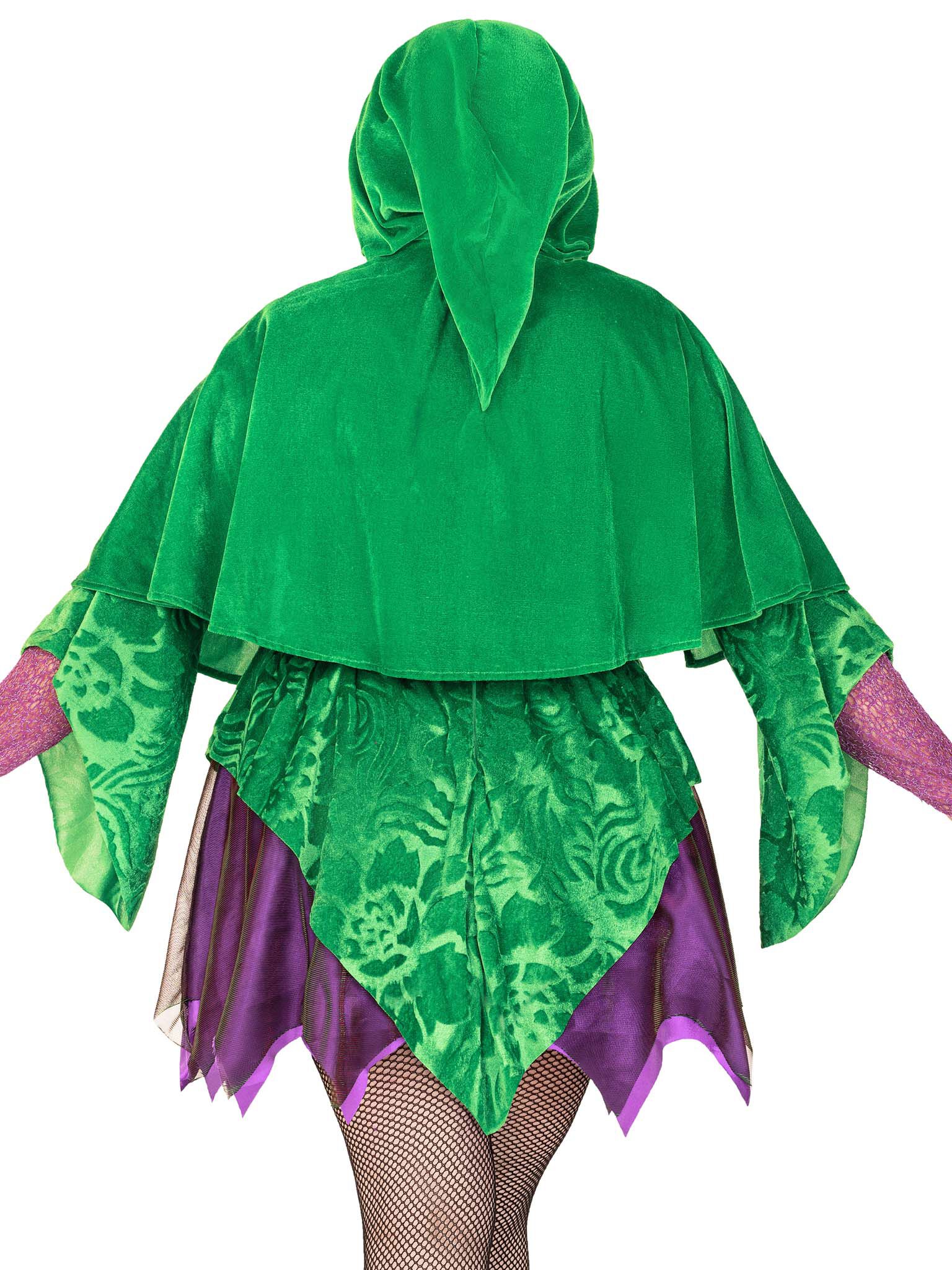 Crafty Spellcaster Witch Costume, Green, alternate image number 1