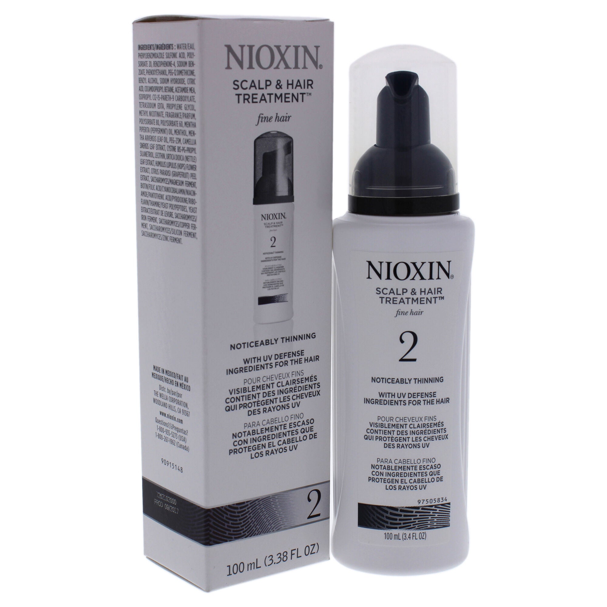 System 2 Scalp Treatment by Nioxin for Unisex - 3.38 oz Treatment, See Description, alternate image number 2
