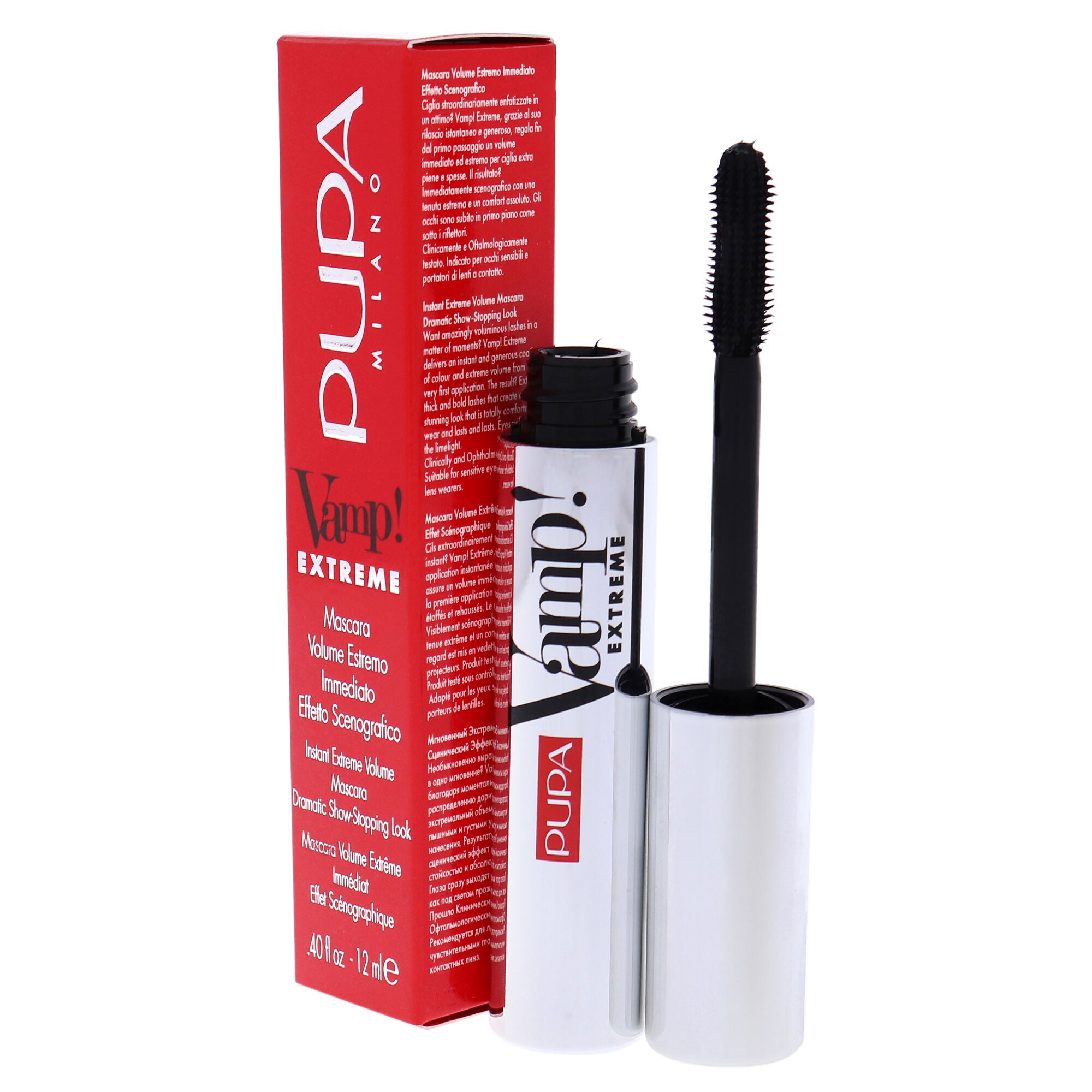 Vamp! Extreme Mascara - 010 Extra Black by Pupa Milano for Women - 0.4 oz Mascara, See Description, alternate image number 2