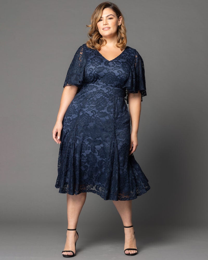 Camille Lace Cocktail Dress, Twilight Blue, hi-res image number 0
