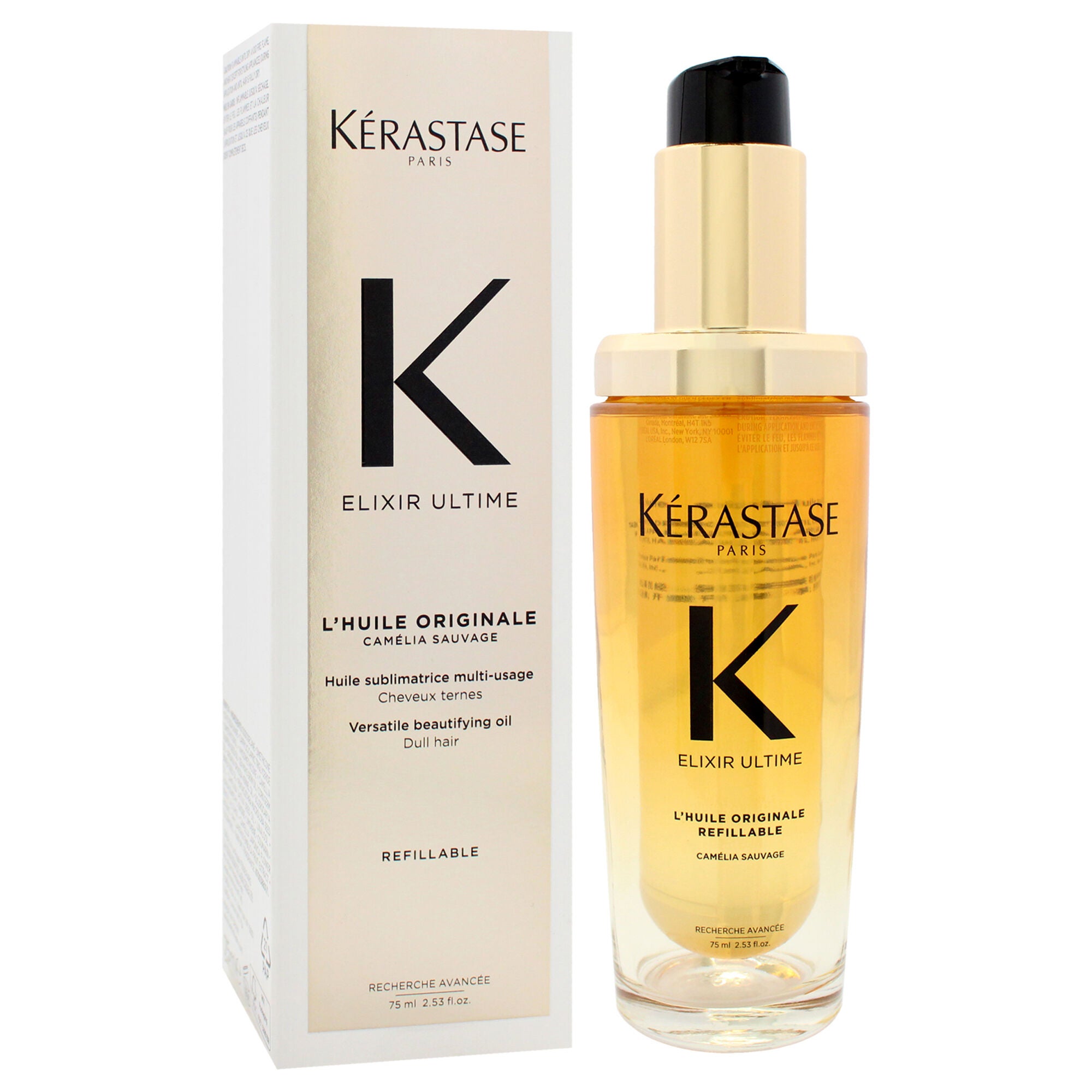 Elixir K Ultime Versatile Beautifying Oil by Kerastase for Women - 2.53 oz Oil (Refillable), See Description, alternate image number 2