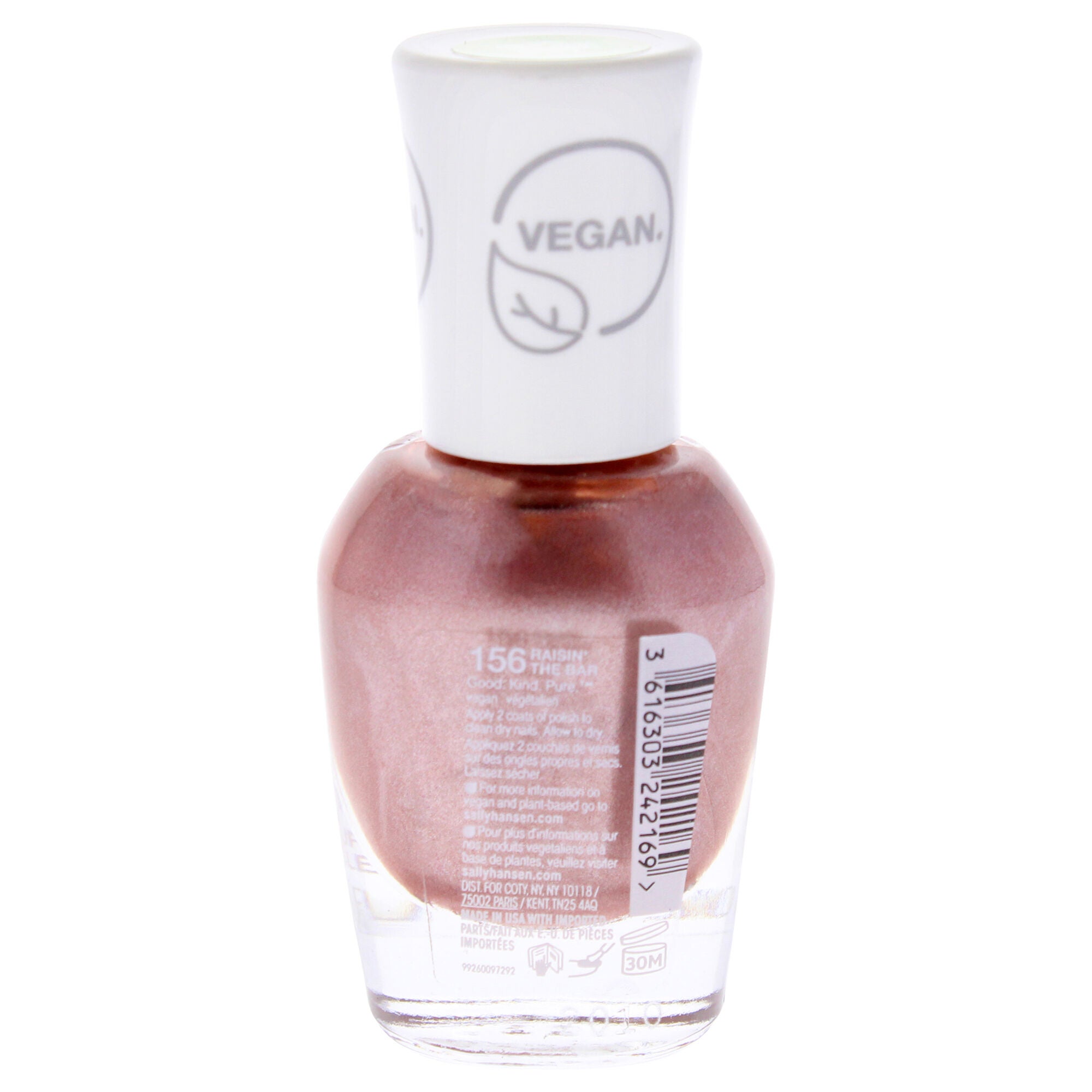 Good Kind Pure Vegan - 156 Raisin The Bar by Sally Hansen for Women - 0.33 oz Nail Polish, See Description, alternate image number 2