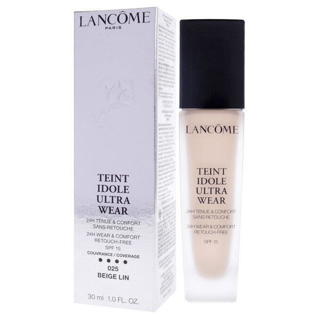 Teint Idole Ultra 24H Wear and Comfort Foundation SPF 15 - 025 Beige Lin by Lancome for Women - 1 oz Foundation, See Description, alternate image number 3