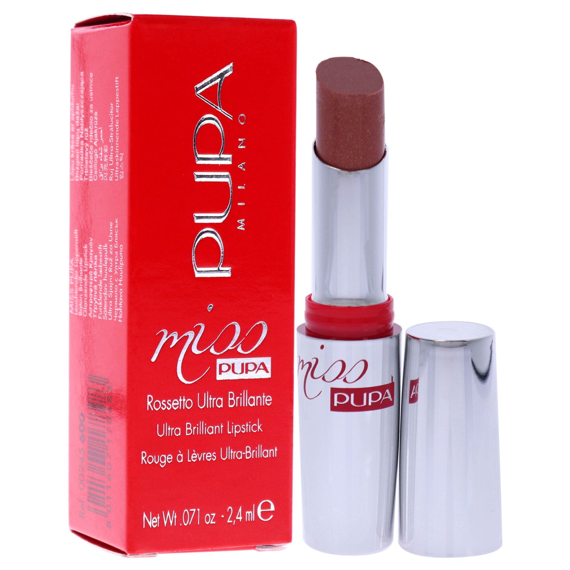 Miss Pupa Ultra Brilliant Lipstick - 600 Champagne by Pupa Milano for Women - 0.071 oz Lipstick, , alternate image number 6