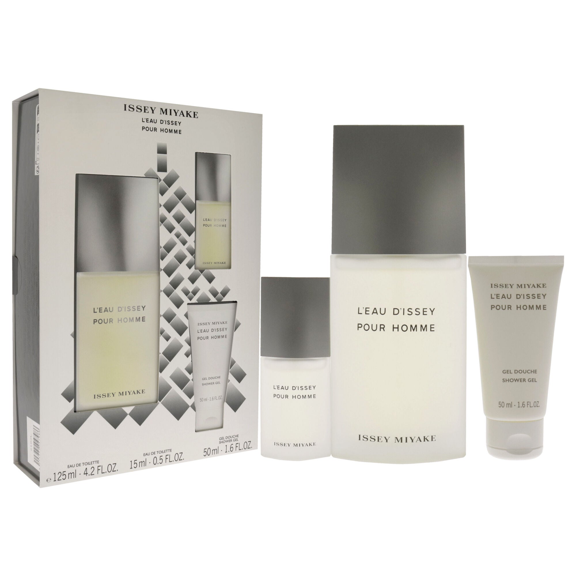 Leau Dissey Pour Homme by Issey Miyake for Men - 3 Pc Gift Set 4.2oz EDT Spray, 15ml EDT Spray, 1.6oz Shower Gel, See Description, alternate image number 2