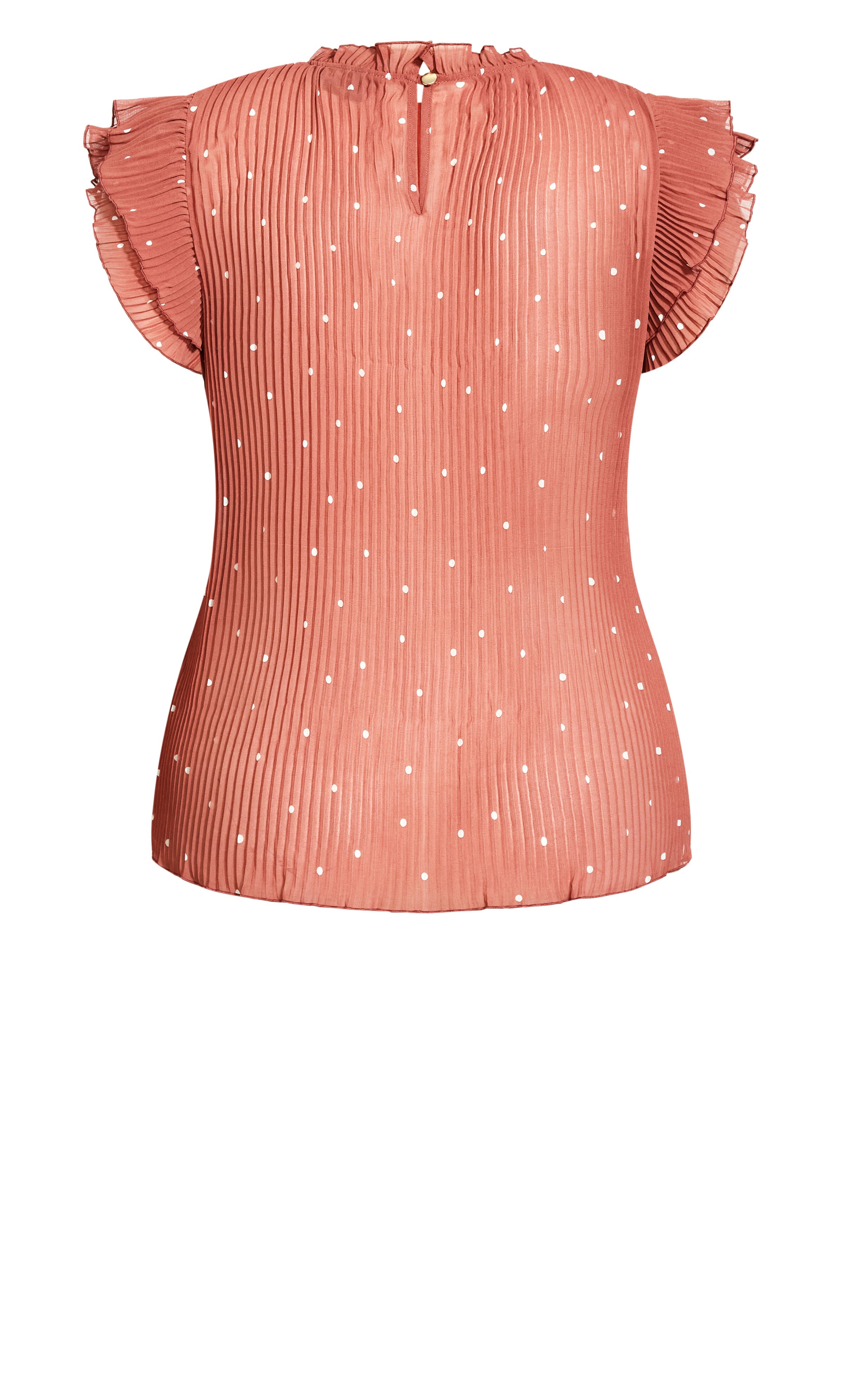 Pleated Spot Top - cinnamon, , alternate image number 5