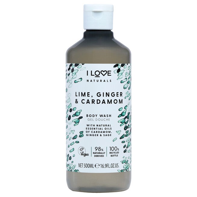 Naturals Body Wash - Lime Ginger and Cardamon by I Love Cosmetics for Women - 16.9 oz Body Wash, NA, hi-res image number null