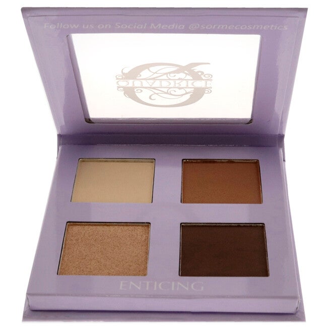 Quadrice Eyeshadow Palette - Enticing by Sorme Cosmetics for Women - 0.16 oz Palette, See Description, alternate image number 3