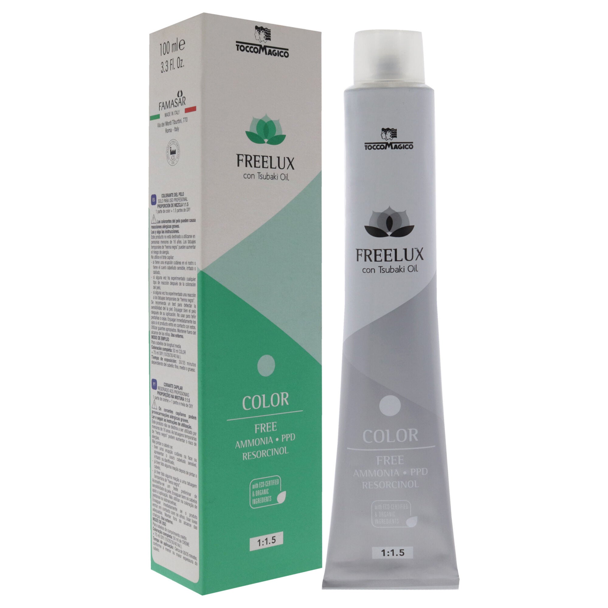 Freelux Permanet Hair Color - 10 Platinum Blond by Tocco Magico for Unisex - 3.38 oz Hair Color, , alternate image number 7