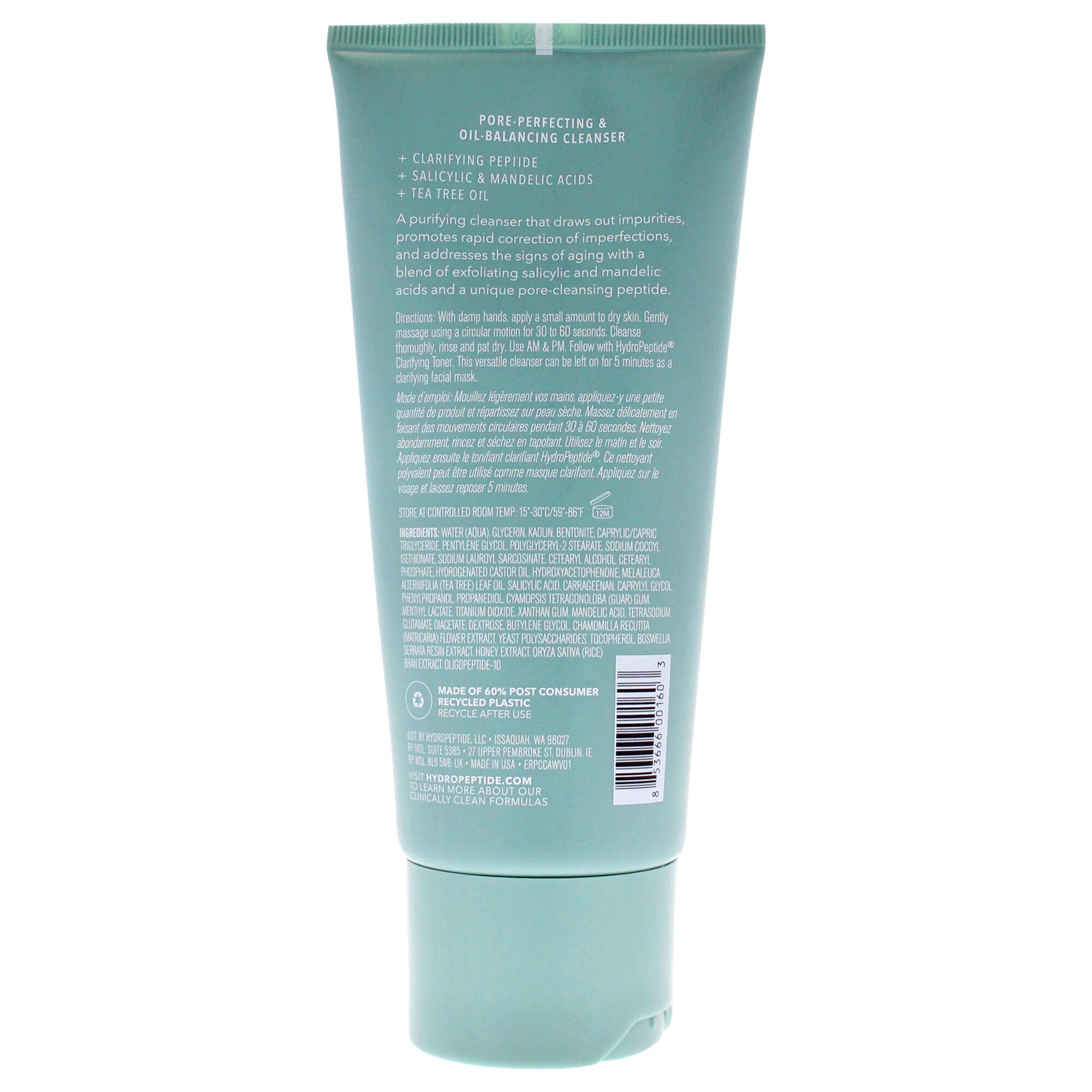 Purifying Facial Cleanser by Hydropeptide for Unisex - 6.76 oz Cleanser, See Description, alternate image number 1