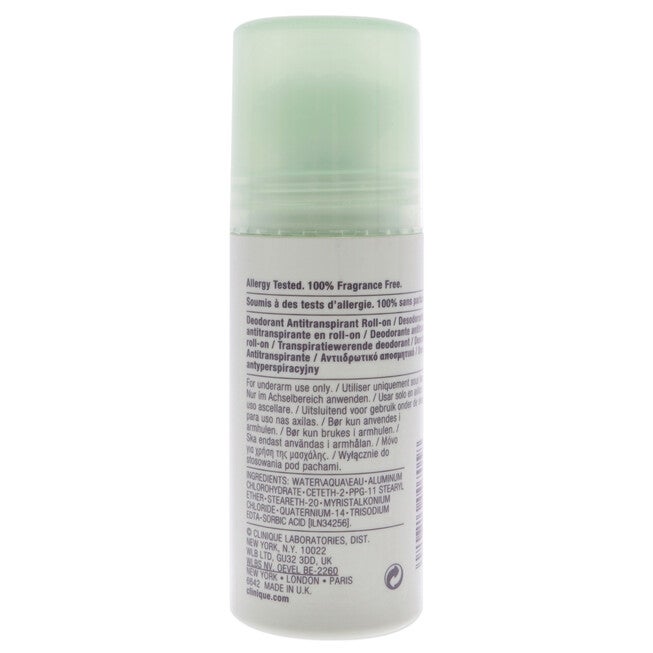 Clinique Anti-perspirant Deodorant Roll-on by Clinique for Men - 2.5 oz Deodorant Roll-On, See Description, alternate image number 1
