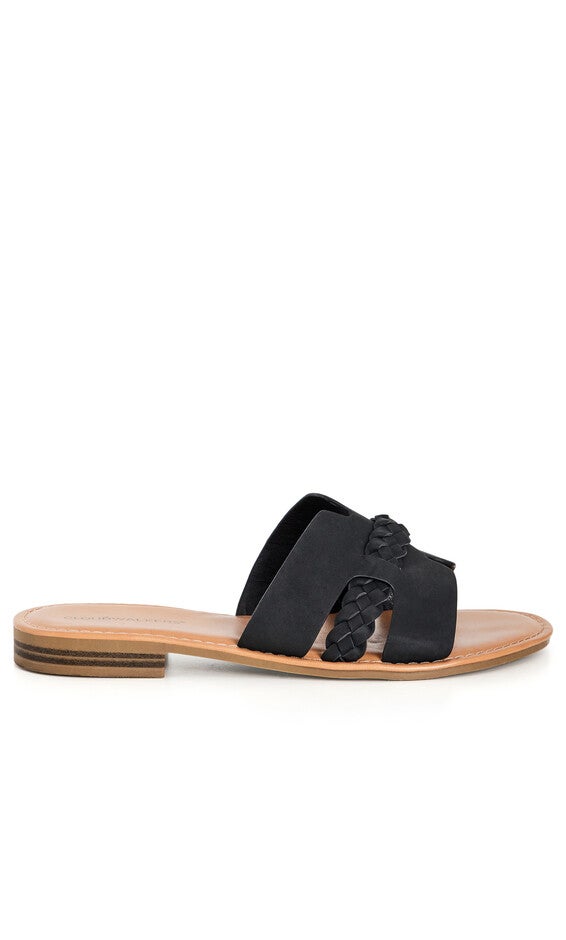 WIDE FIT Bonnie Sandal - black, , alternate image number 1