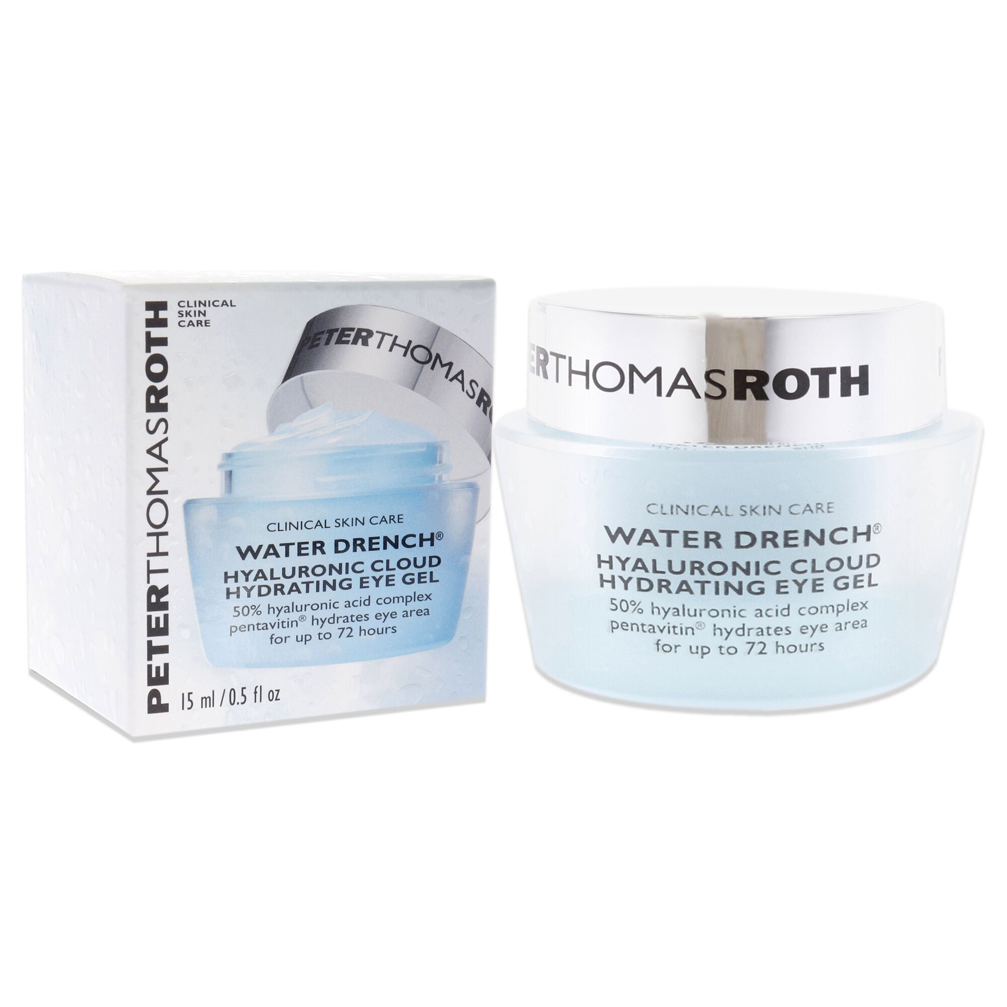 Water Drench Hyaluronic Cloud Hydrating Eye Gel by Peter Thomas Roth for Unisex - 0.5 oz Gel, See Description, alternate image number 2