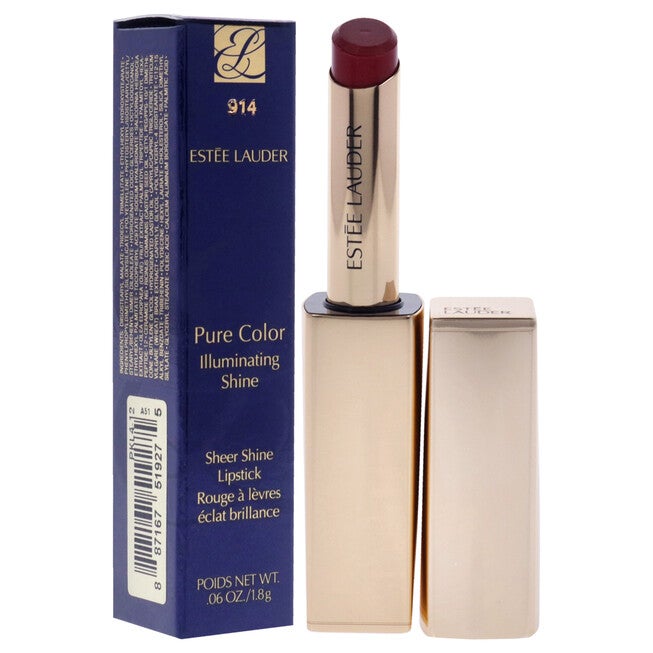 Pure Color Illuminating Shine Lipstick - 914 Unpredictable by Estee Lauder for Women - 0.06 oz Lipstick, NA, alternate image number null
