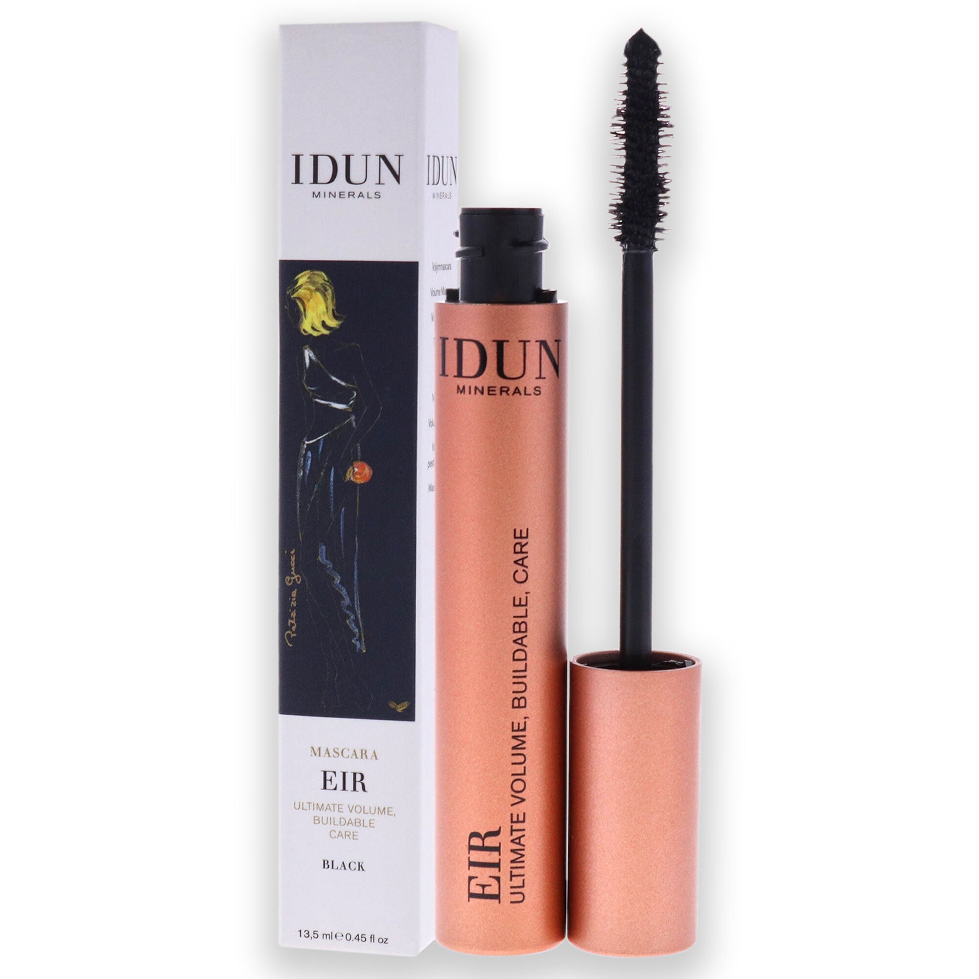 Eir Mascara - 013 Black by Idun Minerals for Women - 0.45 oz Mascara, , alternate image number 7