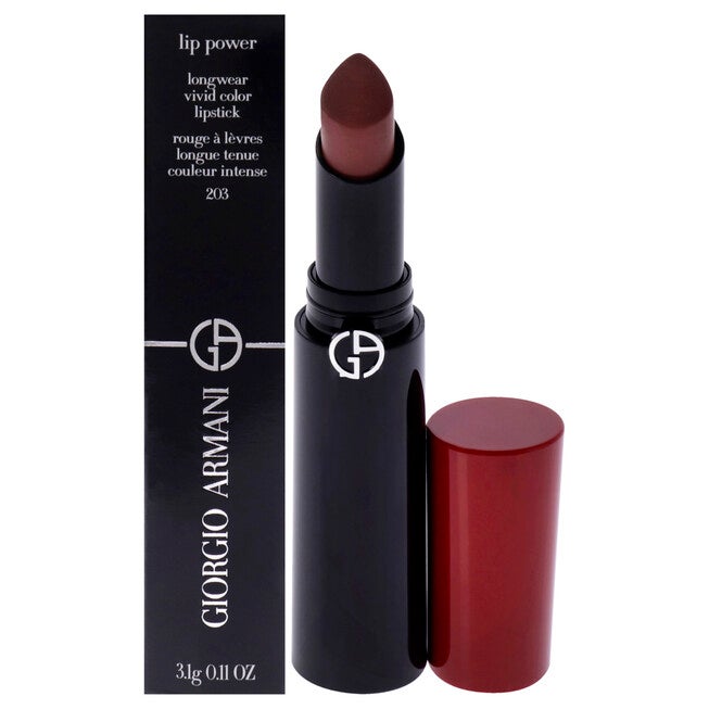 Lip Power Longwear Vivid Color Lipstick - 203 Mystery by Giorgio Armani for Women - 0.11 oz Lipstick, See Description, hi-res image number 0