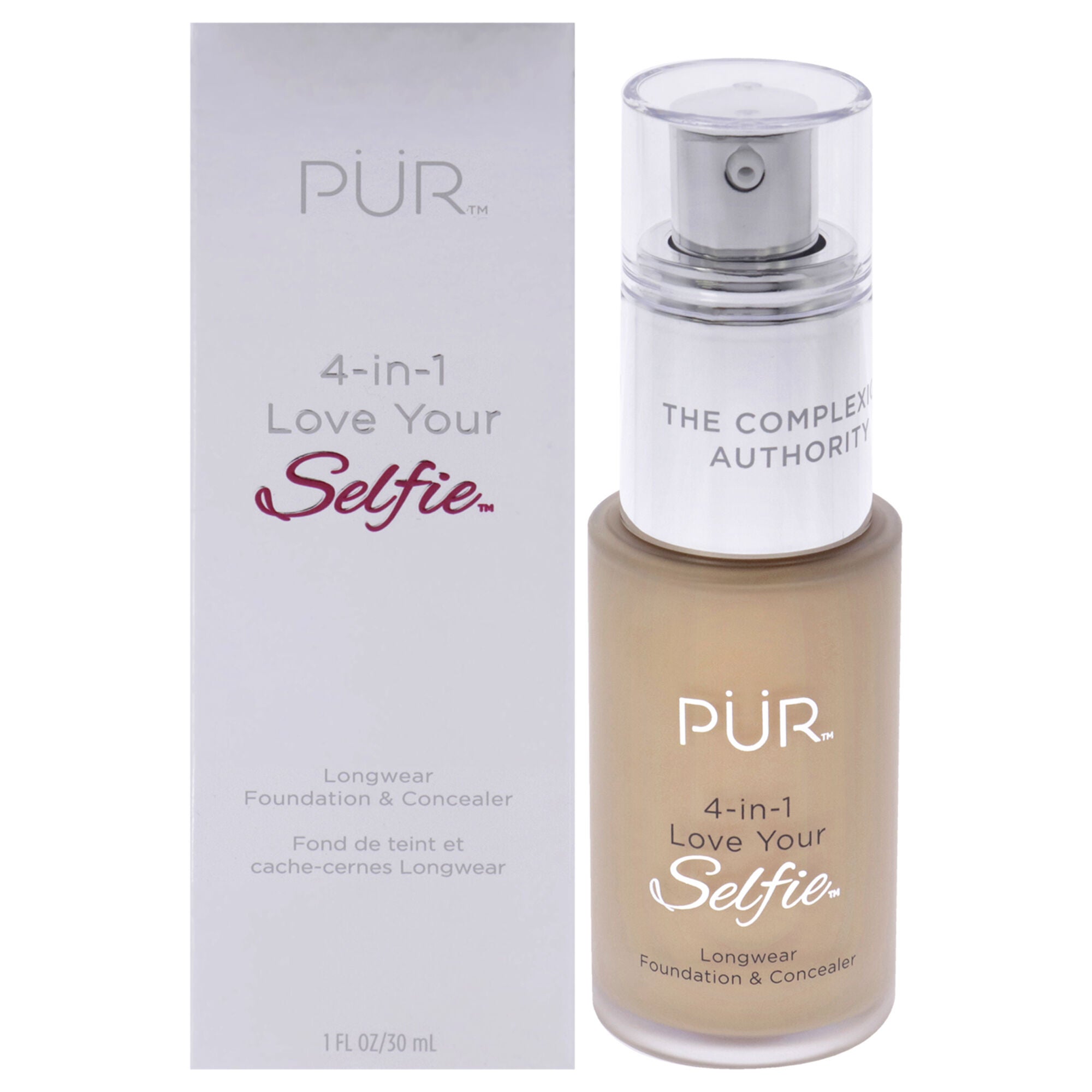 4-in-1 Love Your Selfie Longwear Foundation and Concealer - MG2 Bisque Light Golden Medium by Pur Cosmetics for Women - 1 oz Makeup, See Description, hi-res image number 0
