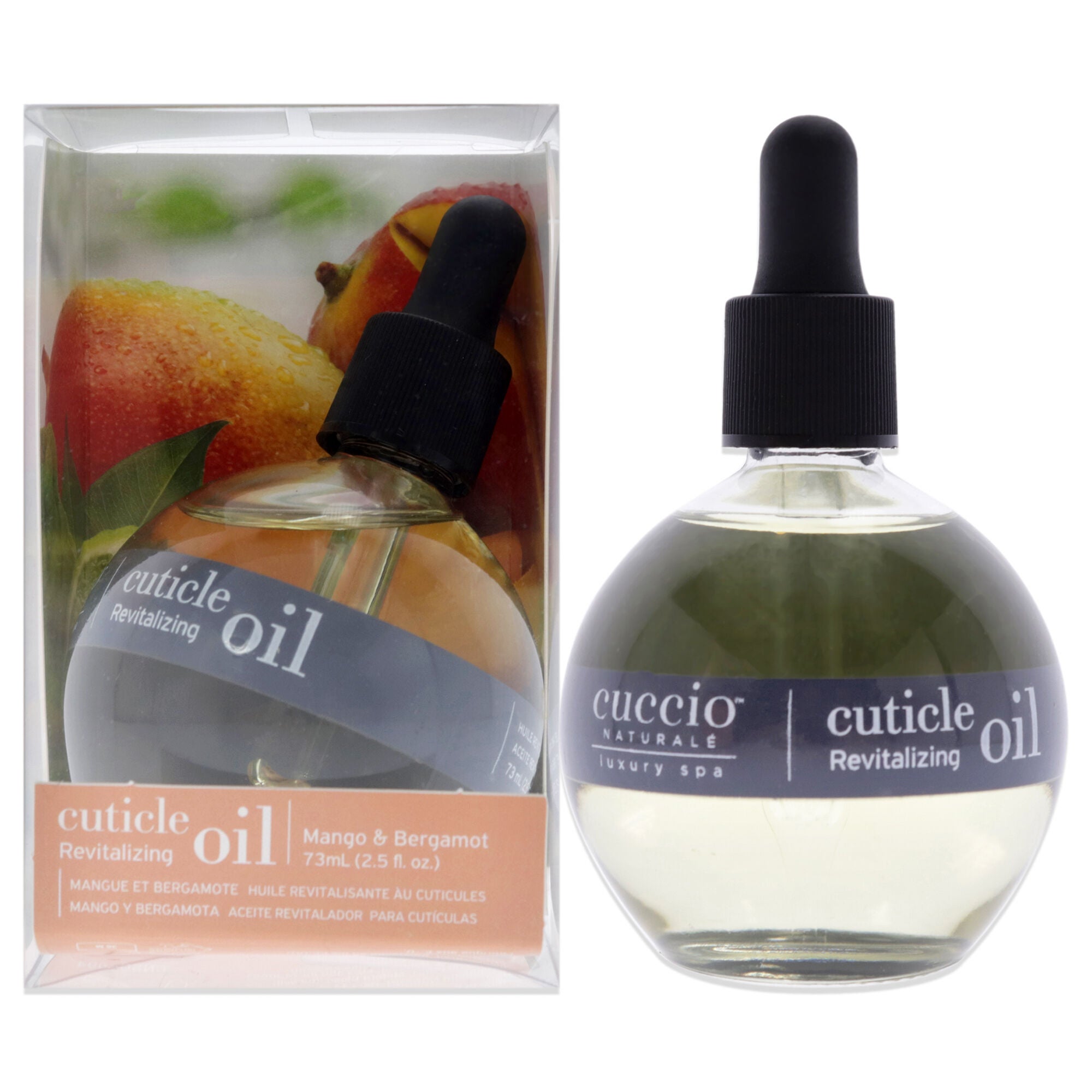 Cuticle Revitalizing Oil - Mango and Bergamot by Cuccio Naturale for Unisex - 2.5 oz Oil, See Description, hi-res image number 0